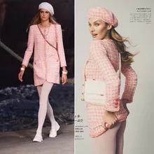 Элегантное платье большого размера, твидовое женское платье на заказ 5xl 6xl vestidos de fiesta de noche amazing ropa mujer, зимнее платье