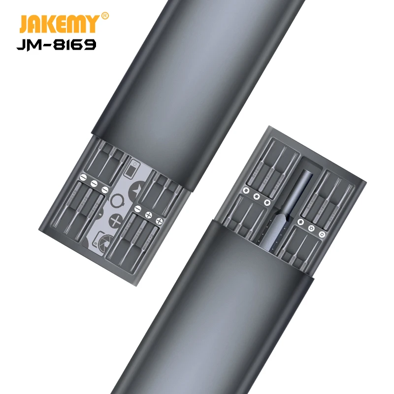 

JAKEMY New JM-8169 Original Precision Screwdriver Repair Tools Set with Magnetic Bits for Telephone Tablet Electronic DIY Repair