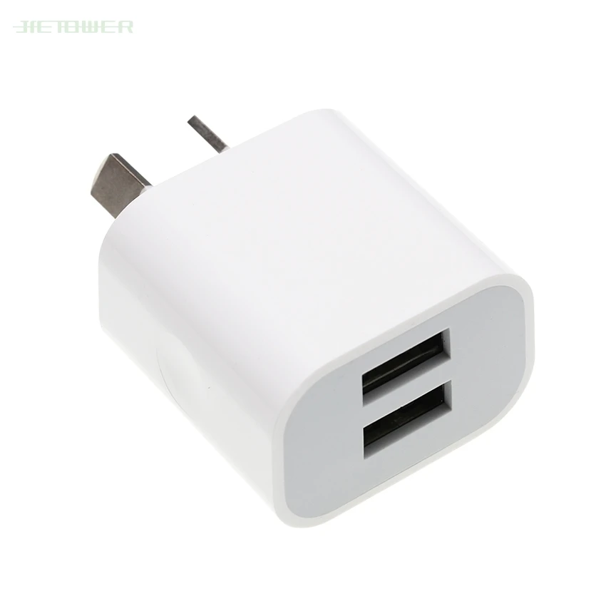 50 шт./партия AU Plug один USB/два USB порты, для мобильных телефонов зарядное устройство DC 5 В 2A выходной адаптер питания используется для iPhone iPad Tablet PC
