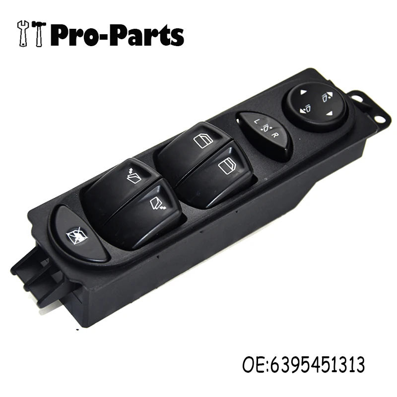 

A6395451313 6395451313 Power Window Lifter Control Switch For Mercedes-Benz Viano Vito W639