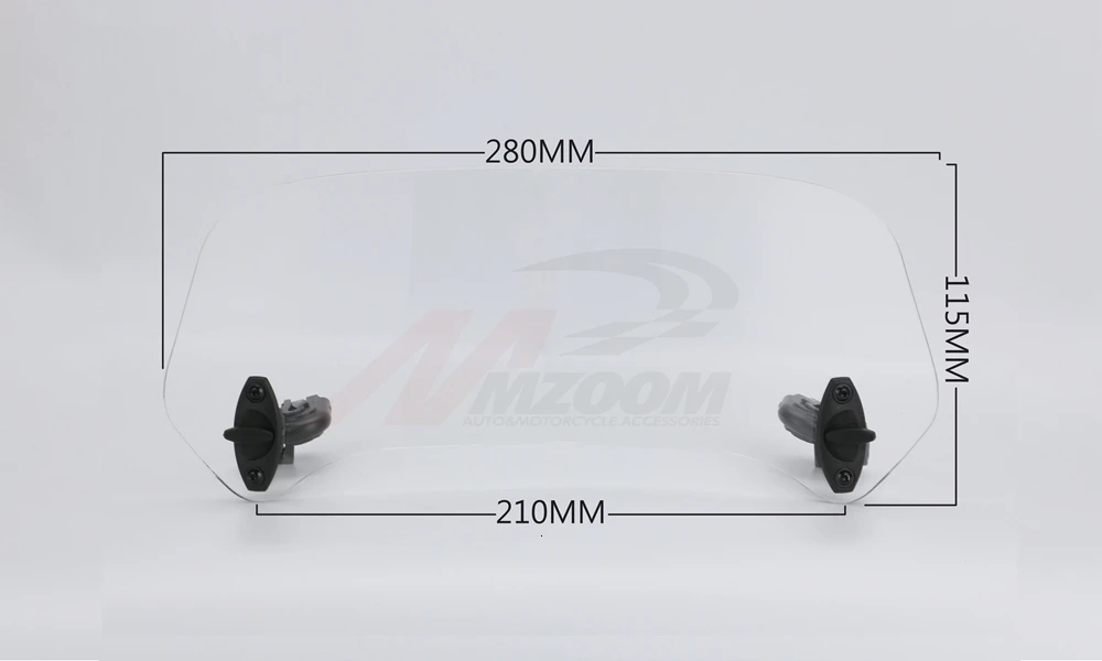 Запчасти для мотоциклов Регулируемый зажим на лобовое стекло расширительный спойлер ветровое стекло воздушный дефлектор для BMW Honda Suzuki Yamaha Kawasaki