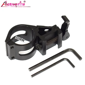 

Activefire 30mm diameter flashlight installation fixture tactical flashlight sight scope laser supports 20mm KCT3008 MOUNT