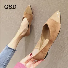 Сезон весна-осень; Модные женские слипоны на плоской подошве; женские водонепроницаемые Мокасины смешанных цветов; женские балетки на плоской подошве с закрытым носком; женская обувь