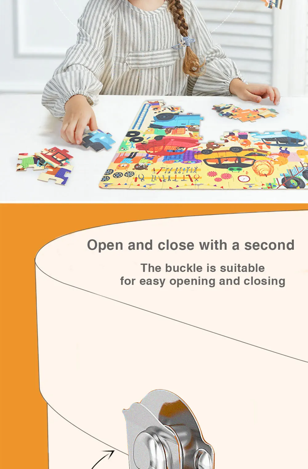 MiDeer garage puzzle картонная головоломка для детей игрушки 3Y+ игрушка для девочек подарок на день рождения