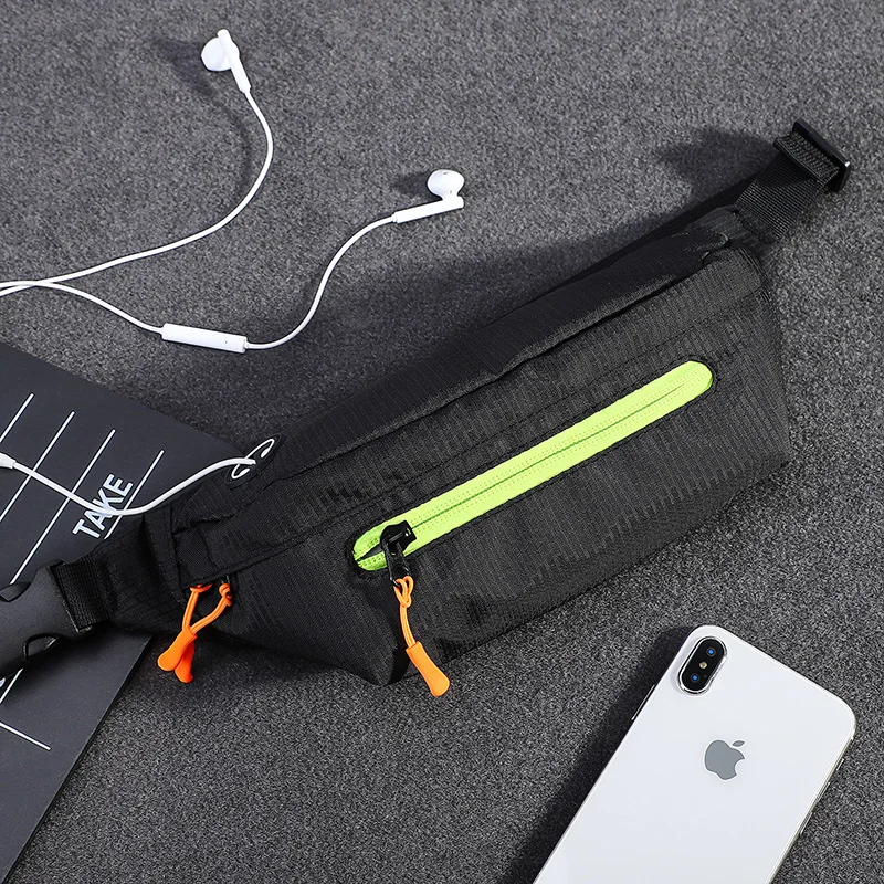 

2020 Winner New Style Waist Belt Headphone Jack Sports Mobile Phone Dumpling Making Lightweight Body Hugging Hidden Crossbody Ba