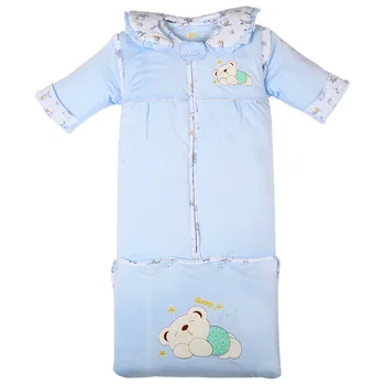 

Extended Baby and Toddler Sleep Sacks Autumn Winter Detachable Sleeve Sleepsack Baby Kids Cartoon Windproof Kids Swaddle Blanket