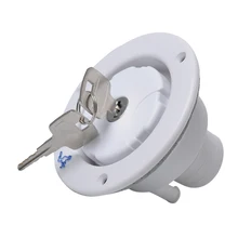 Круглый белый гравитационный заполнитель свежей воды люк Впускной УФ пластиковый RV трейлер