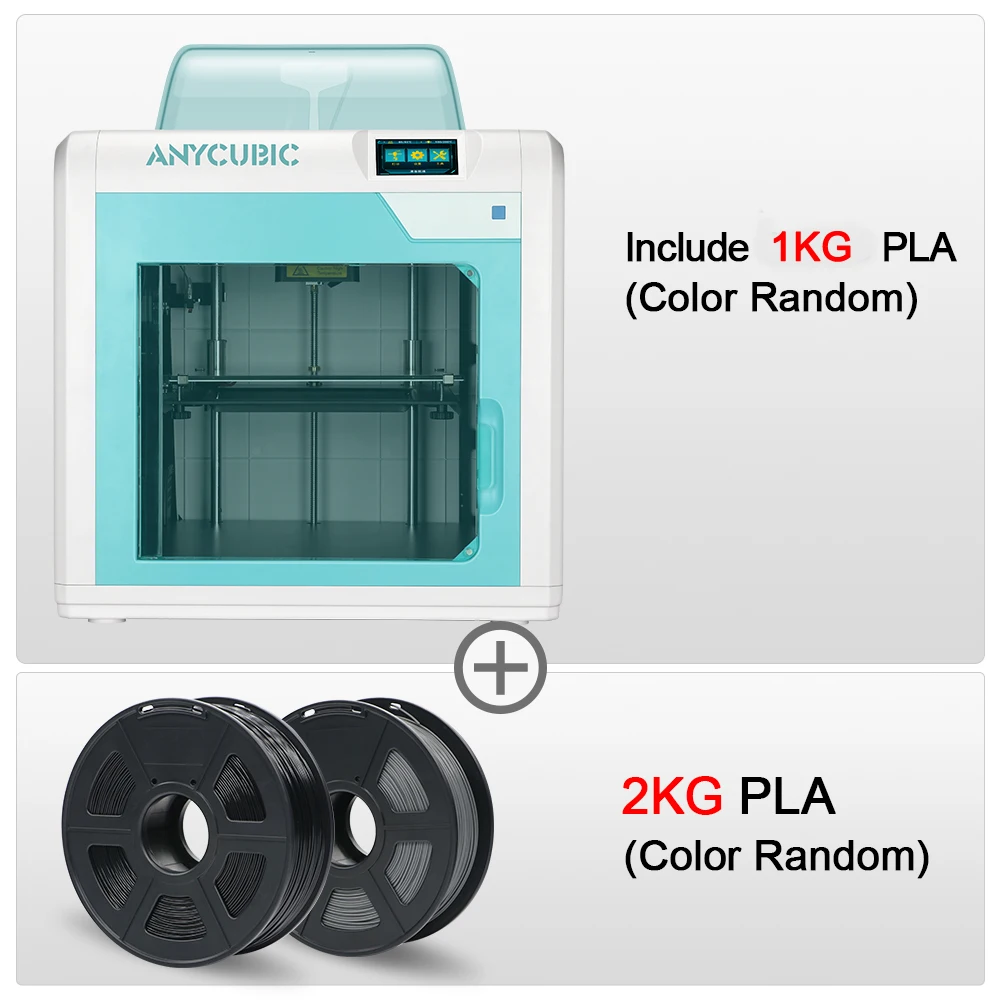 4Max Pro add 2KG ANYCUBIC 4Max Pro 3d принтер комплект 3d принтер anycubic большая сборка Нити Экструдер комплект impressora 3d Экструдер 3d принтер - Цвет: 4Max Pro add 2KG