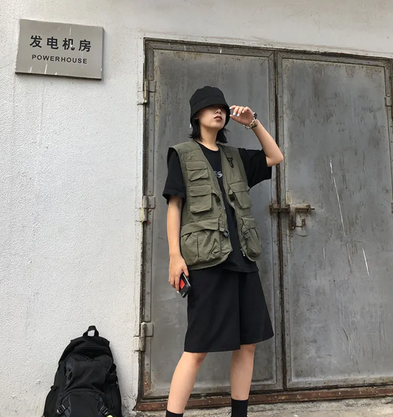 Mężczyźni kobiety terenowa kamizelka rybacka Casual Urban