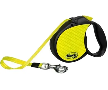 

FLEXI FLEXI NEON REFLECT TAPE - Flexi-belt leash for animals roulette, 5 m size L