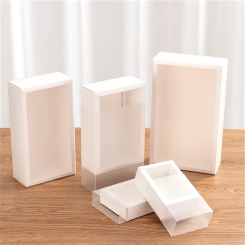 Kartons, 6 stuks, voor verzending en geschenken, klein, 15 x 15 x 5 cm, kraftpapier