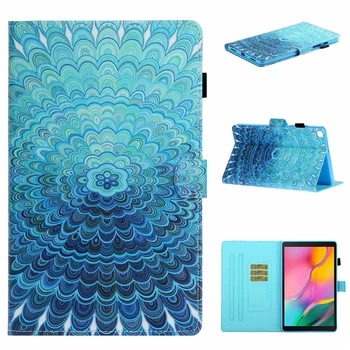 

Multiple Viewing Angles Folio Stand Protective Wallet Case with Card Slots for Samsung Galaxy Tab A 8.0 2019 T290 T295 Tablet