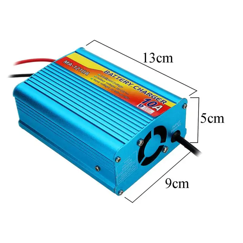220VAC 10A Battery Charger LCD Fully Automatic Battery Charging Equipment Fast Charging For Standard Automotive Adapter
