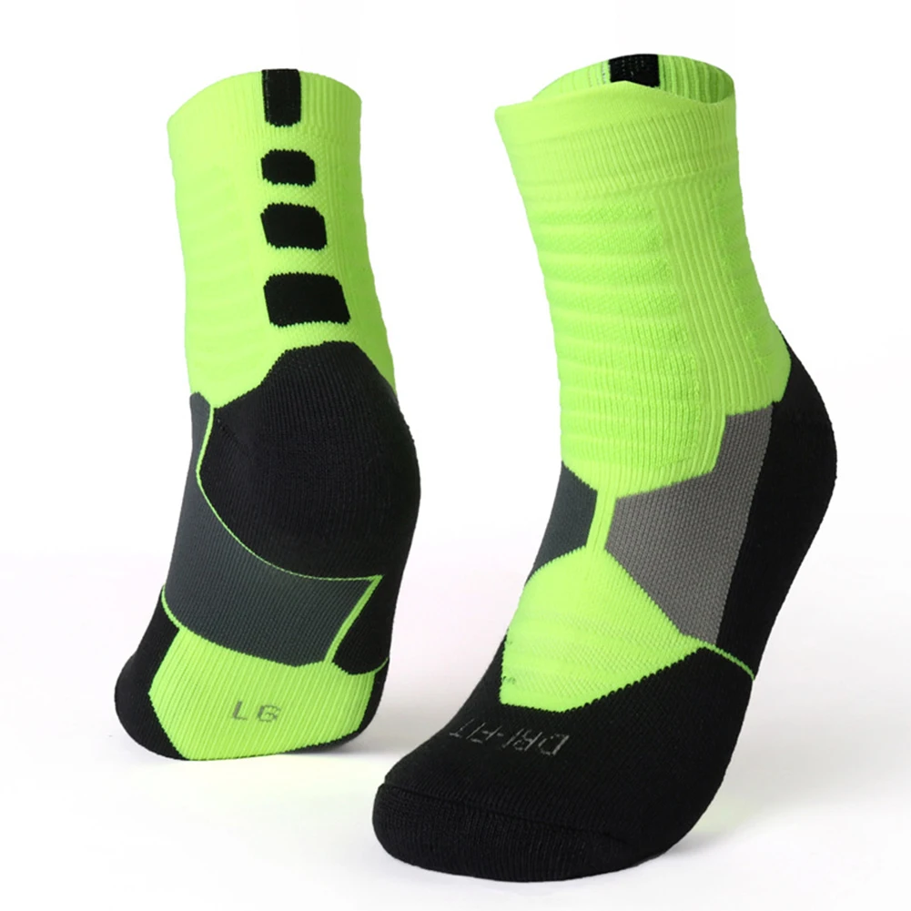 Men Thermal Sports Socks Outdoor Cycling Hiking Non-slip Sports Winter Long Tube Cotton Socks