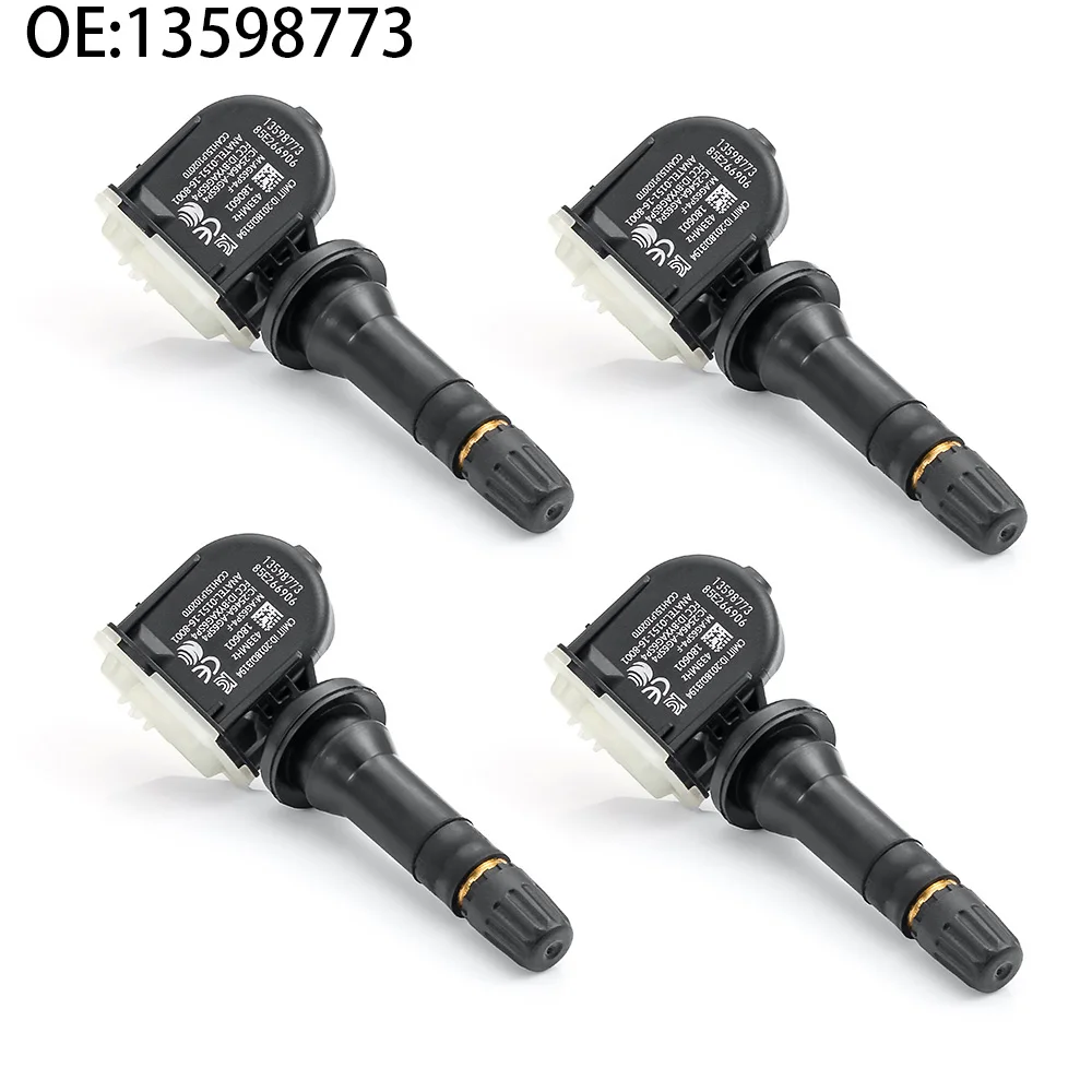 

4PCS 13598773 433mhz TPMS TIRE PRESSURE SENSOR For Cadillac CT6 XT5 SRX For Chevrolet Malibu Volt TPMS Sensor 13598773