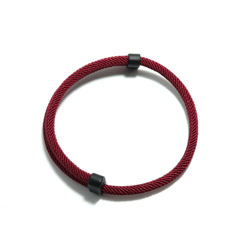 Einstellbare Seil Armband Männer Frauen Minimalistischen Freundschaft Braclet Glück Rot Gewinde Braslet Pulseras Geschenk Für Liebhaber Joias – Detail 12