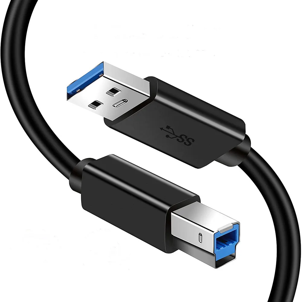 KUYiA USB 3.0 A Male to B Printer Cable 1.8M Super Speed 5Gbps Scanner Cord for HP Canon Lexmark Epson ETC | Электроника