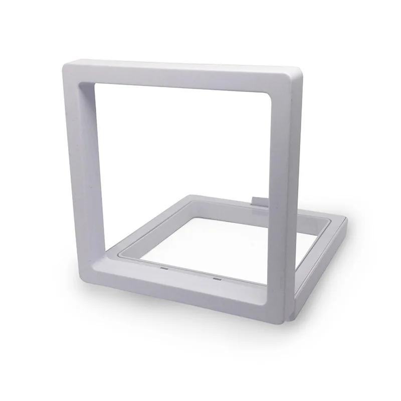 

HIYONG White Transparent Suspension Display Jewelry Box Necklace Bracelet Earrings Storage Holder Gift Case Jewelry Collectables
