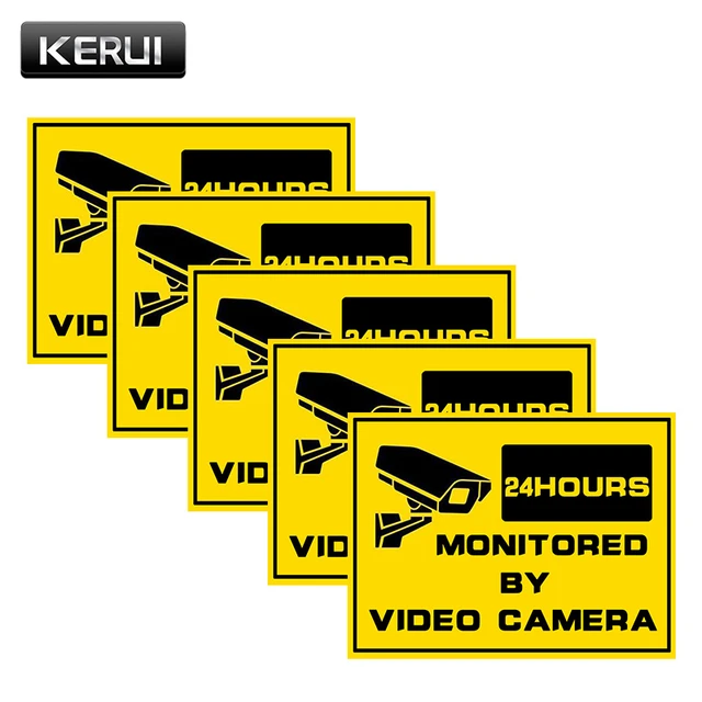 fake alarm system signs