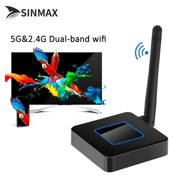 

Miracast Q4 Airplay DLNA HDMI 1080P HD 2.4G /5.8G Mirroring TV Dongle TV Stick display receiver support ios android