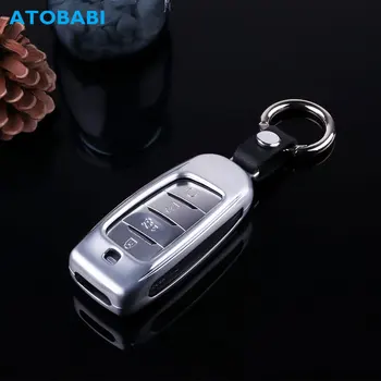 

Zinc Alloy Car Key Case For Changan CS95 2017 2018 2019 Dedicated Smart Remote Control Fob Shell Cover Keychain Protector Bag