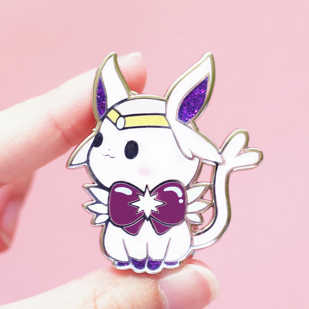 

Kawaii Inspiration Espeons Enamel Pins Cute Cartoon Cat Badge Anime Lapel Brooch Fashion Accessory Gift