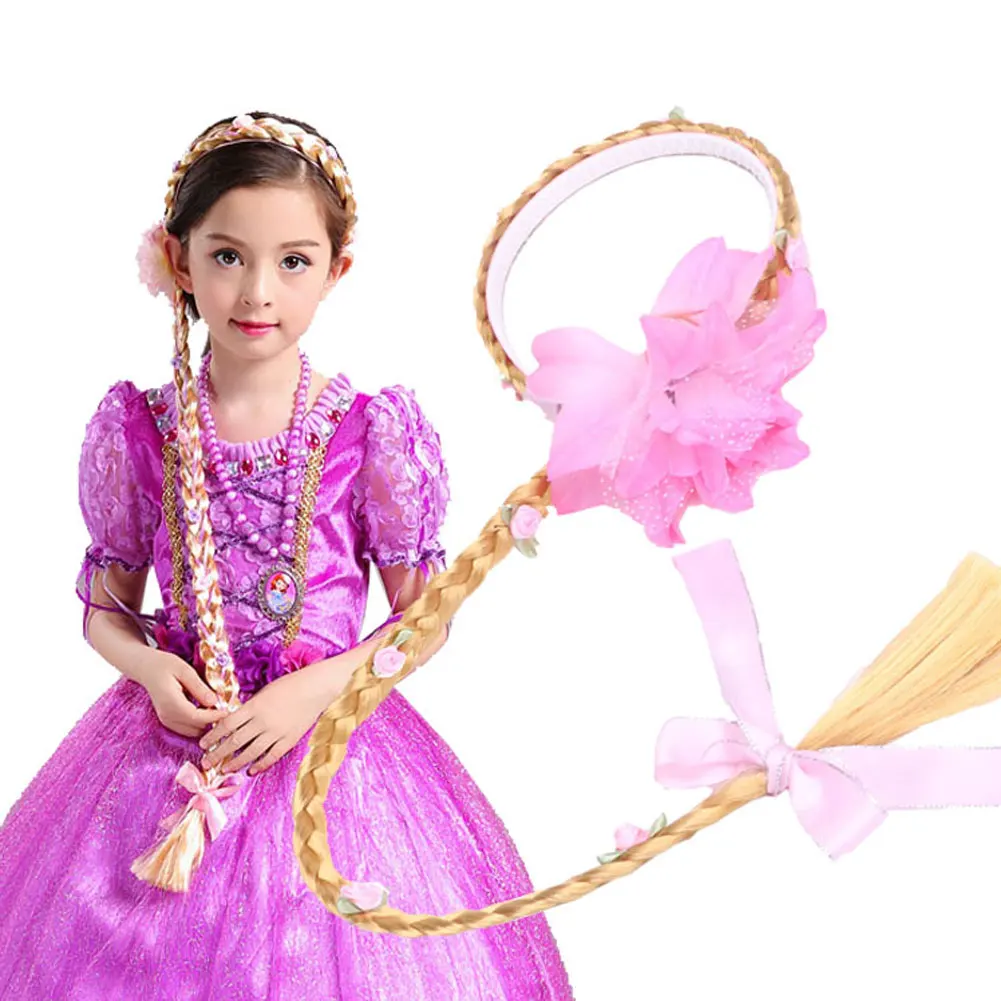 Styles Kids Girls Rapunzel Princess Headband Hair 4 Hfce5e4c3fb884603abf5965af27e4fd3t
