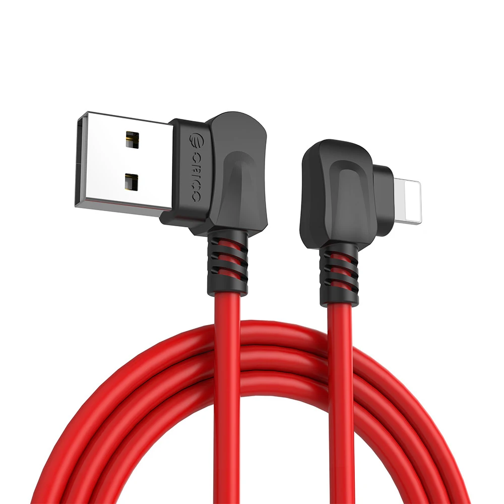 lighting Usb-кабель ORICO для iPhone Apple X 8 7e 5 6s plus/type-C кабель для samsung Note8 S8 Xiaomi MAC 2A кабель type C для мобильного телефона 1 м - Цвет: lighting