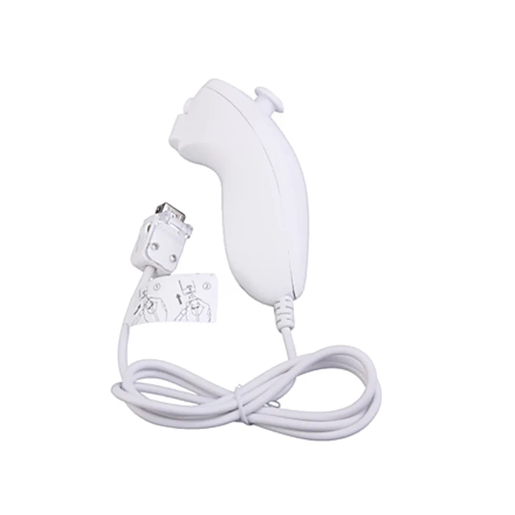 Встроенный беспроводной пульт дистанционного управления Motion Plus для Nintendo wii Nunchuck для Nintendo wii Пульт дистанционного управления джойстиком Joypad - Цвет: As Photo Show