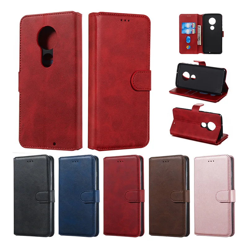 Роскошный кожаный чехол для Motorola Moto P40 power E5 E6 G8 G7 G6 2018 Plus Z4 Play кошелек с откидной