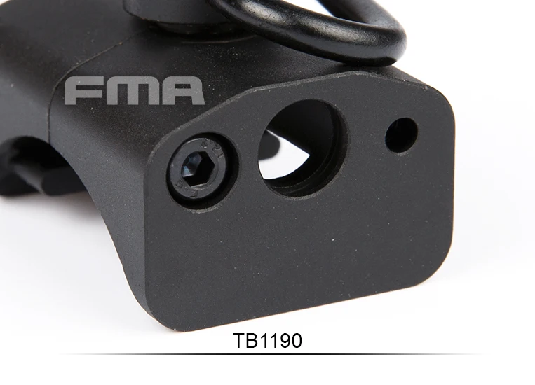 FMA Jagd Taktische hintere Sling-Montageschnalle für King Arms Serie SCHWARZ – Detail 7