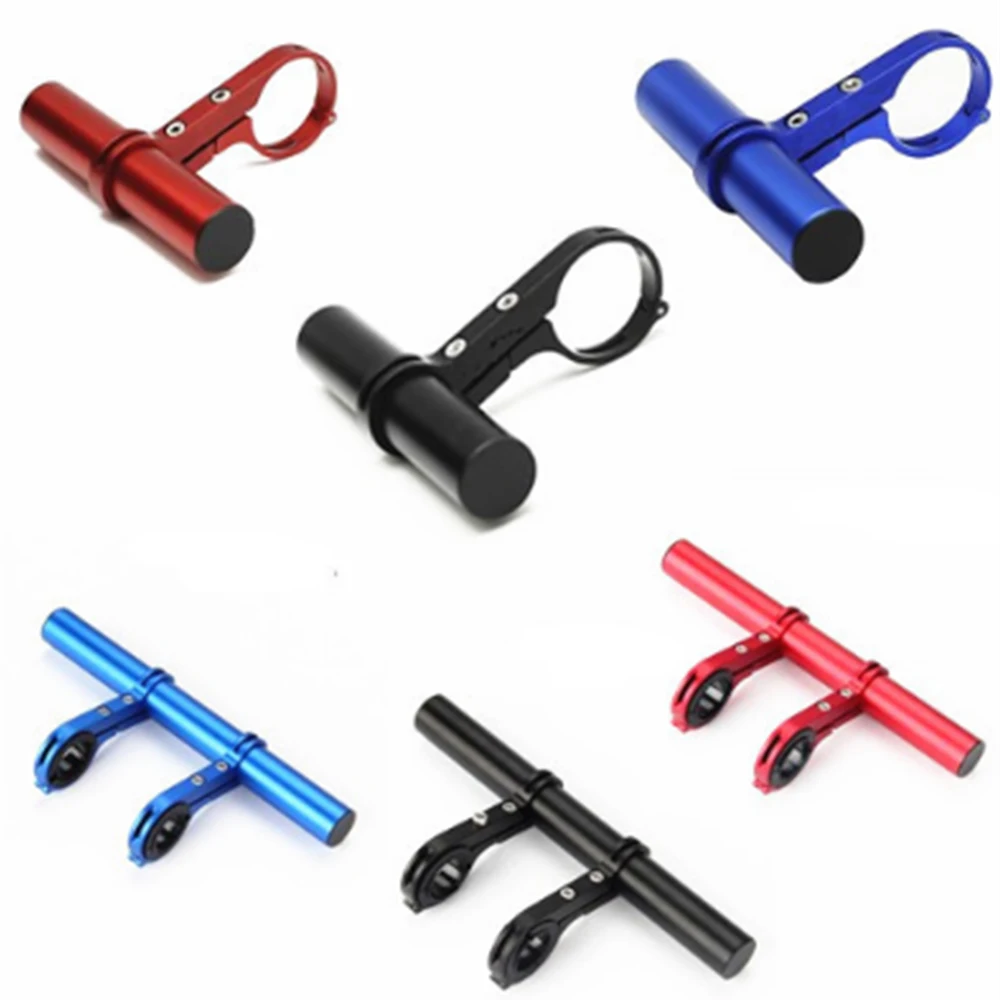 10/20cm Handlebar Extender Mountain Bike MTB Handlebar Expander Bike Cycling Mount Headlight Bracket Holder Accessorie