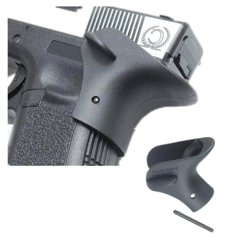 Nylon thumb rest, suitable for G-series pistol Glock accessories, tactical hunting black and brown Nylon thumb rest, suitable for G-series pistol Glock accessories, tactical hunting black and brown