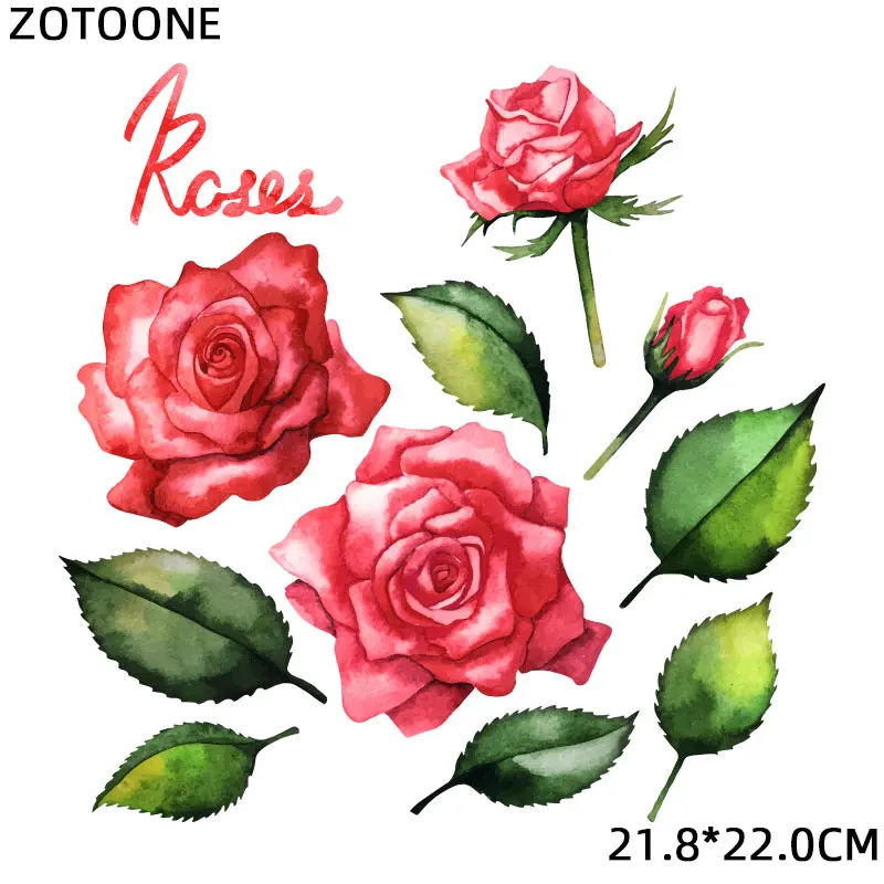 Flower Patch Iron-on Transfers for Clothing Thermoadhesive Patches Daisy Stickers Diy Flex Fusible Transfer Appliques Stripes