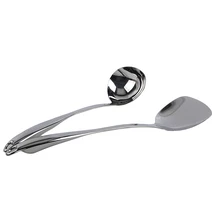 Long Handle Soup Ladle Spoon Turner Wall Hanging Stainless Steel Spatula Sauces Spoon Tableware Kitchen Cooking Utensils Tool
