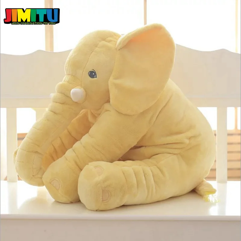 JIMITU 40/60 см слон плюшевые куклы игрушка чучело медведя, детская подушка под спину для сна, мягкая подушка, слон, сопровождать куклы для детей