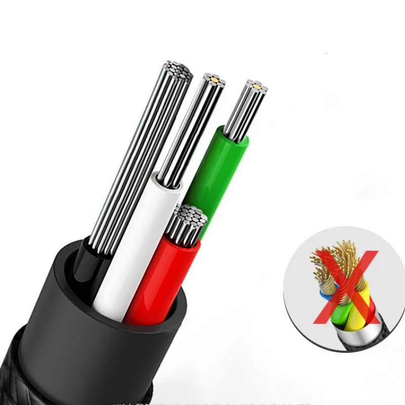USB кабель для передачи данных для iPhone XS X 8 7 6 быстрая зарядка Зарядное устройство Micro USB кабель для Android USB Type C мобильные телефонные кабели для Samsung S8 S9