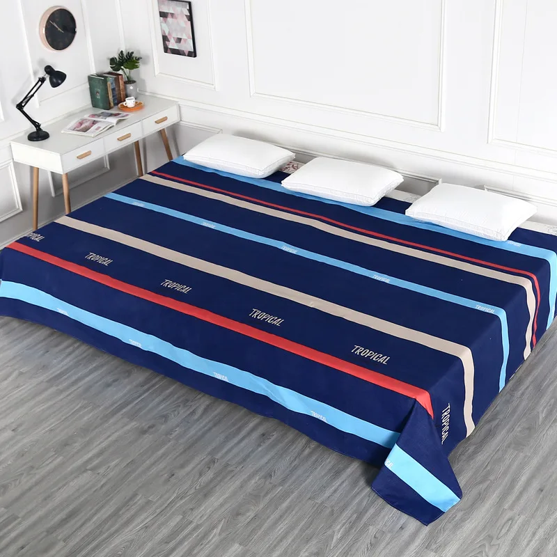 

Bed Sheet Thick Brushed Twill Not Balling up Does Not Fade 230X350 Bed Sheet