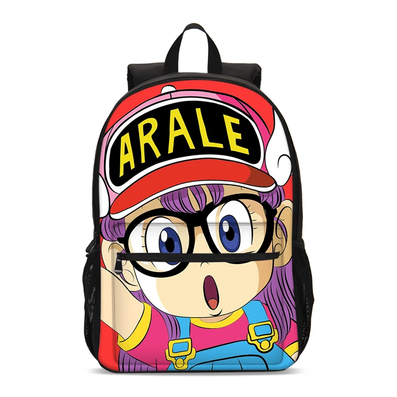 Школьный рюкзак с 3D принтом Dr. Slump Arale для подростков, школьные сумки для девочек, большие женские нейлоновые школьные сумки для подростков, женские сумки для книг