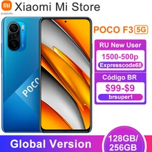 New Global Version POCO F3 5G Smartphone Snapdragon 870 Octa Core 128/256GB 6.67" 120Hz E4 AMOLED Display 48MP Triple Camera NFC