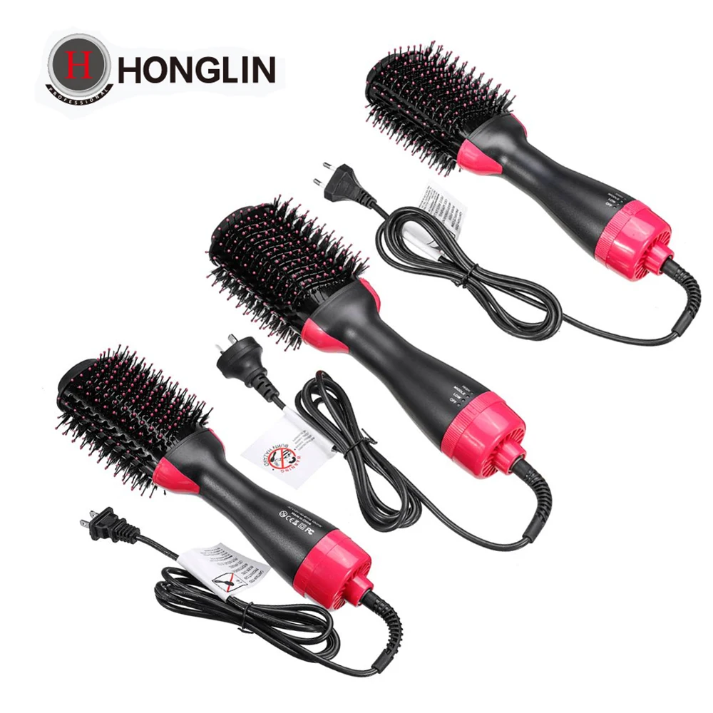 Фен Honglin Профессиональные Фены для волос Brush одношаговые и объемный фен щетка