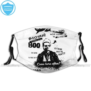 

Ghostbusters Mouth Face Mask Jillian Holtzmann Quotes Facial Mask Fashion Cool with 2 Filters for Adult