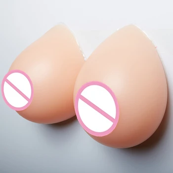 

600g/pair B cup Left Right Silicone Breast Forms Transgender Fake Boobs False Breasts Artificial Breast