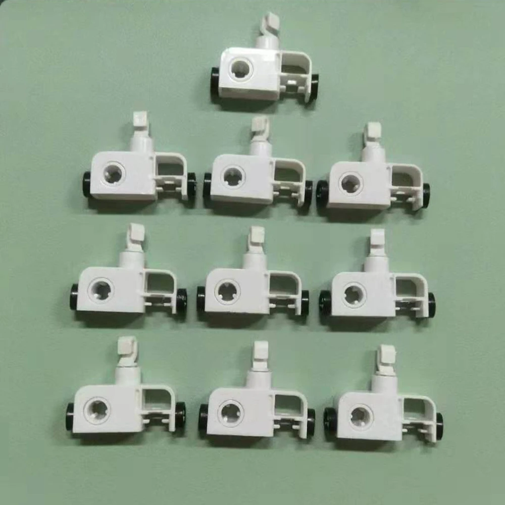 10Pcs Vertical Window Deluxe Self Aligning Blind Stem and Holder White