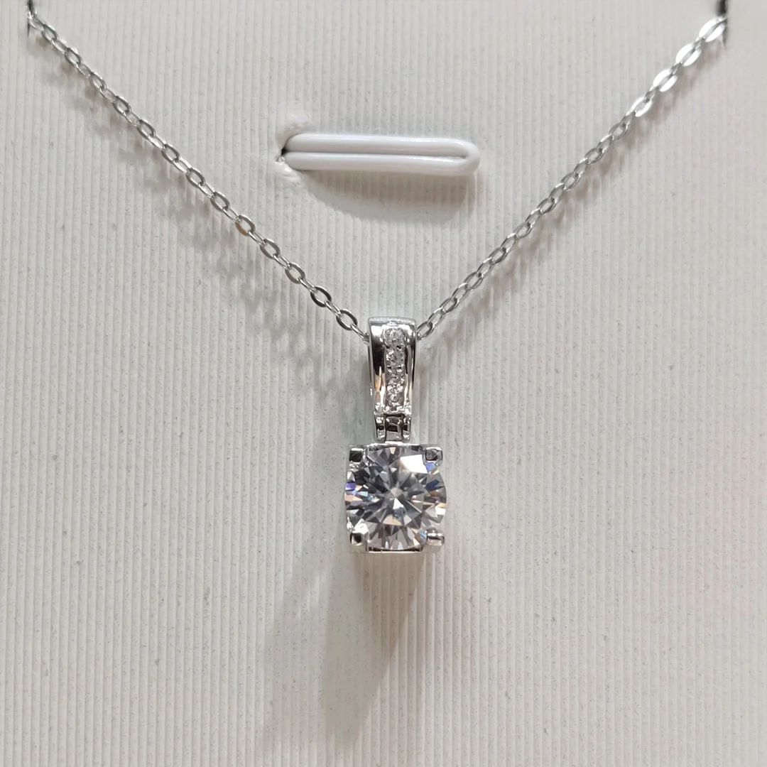 Silver 925 Original 1 Carat Diamond 