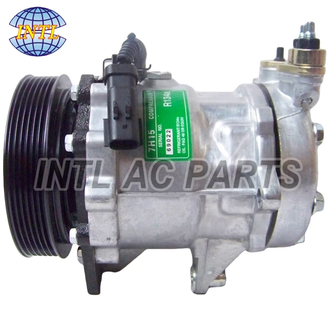 Compressore Automatico Ac A/C Sanden 4852 4335 Sd7H15 Per Jeep Liberty 3.7 55037466 55037466Ae 55037466Ac 67576