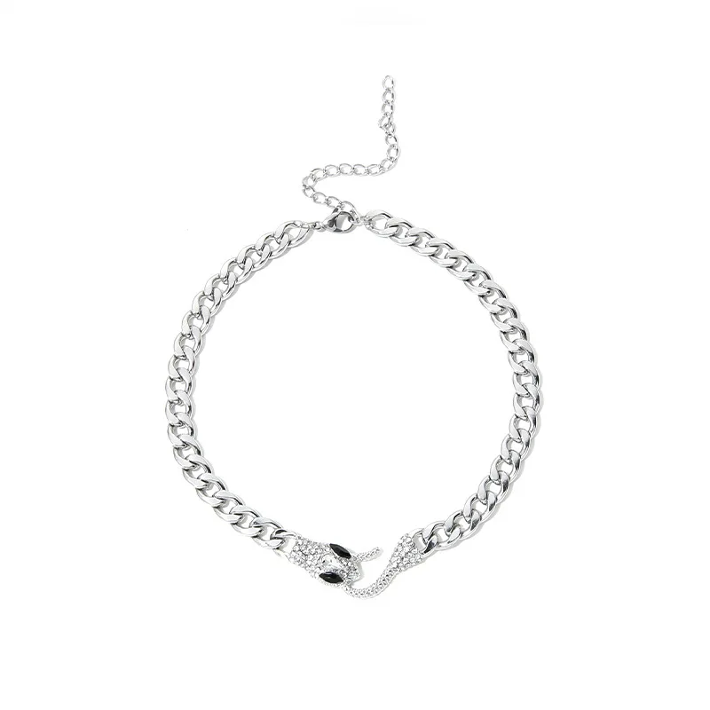 Vintage Thick Snake Necklac