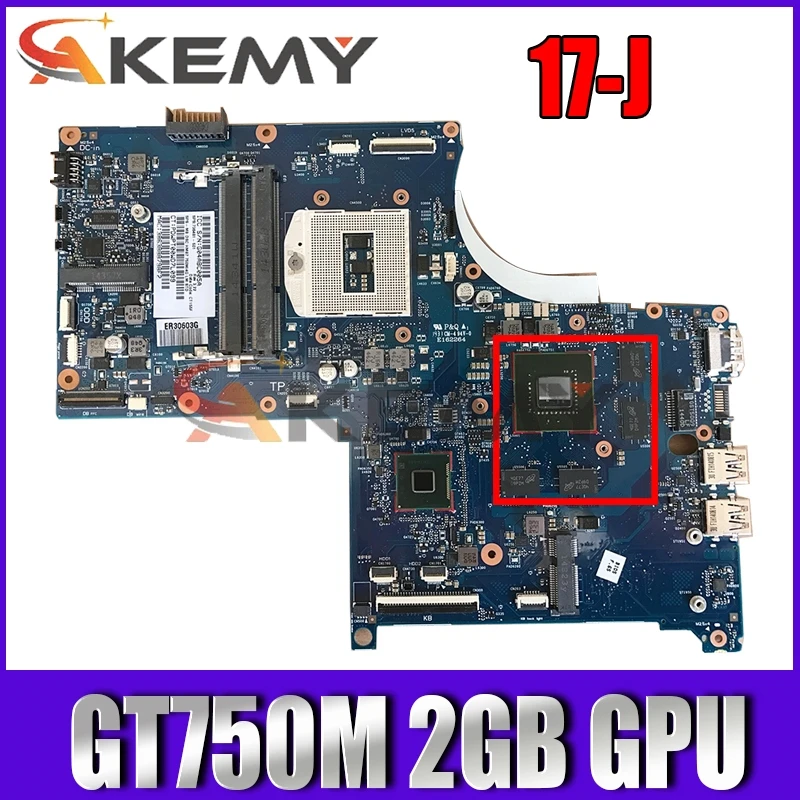 Материнская плата для ноутбука HP 17T 17-J 17T-J 720267-501 720267-001 6050A2563801-MB-A02 с GT750M 2 Гб GPU 100%