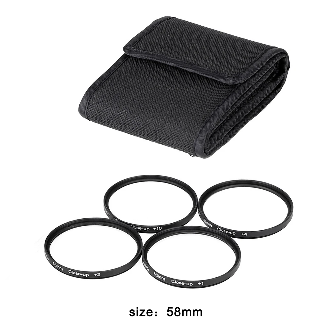 Macro Close Up Lens Filter Kit +1 +2 +4 +10 Close-Up 37mm 52mm 58mm 62mm 77mm for Canon Nikon Sony Phone DSLR Camera Accessories 6