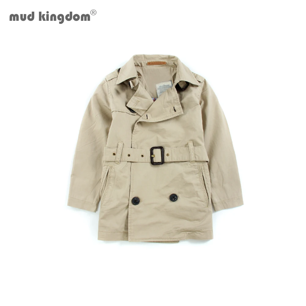 

Mudkingdom Trench Coat for Girl Boy Wind Jacket Kids Wndbreaker Autumn Children Outerwear Boys Girls Clothes